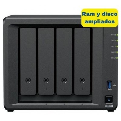 NAS SYNOLOGY DS925 PLUS 8GB 16TB-DU236 NAS SYNOLOGY DS925 PLUS 8GB 16TB